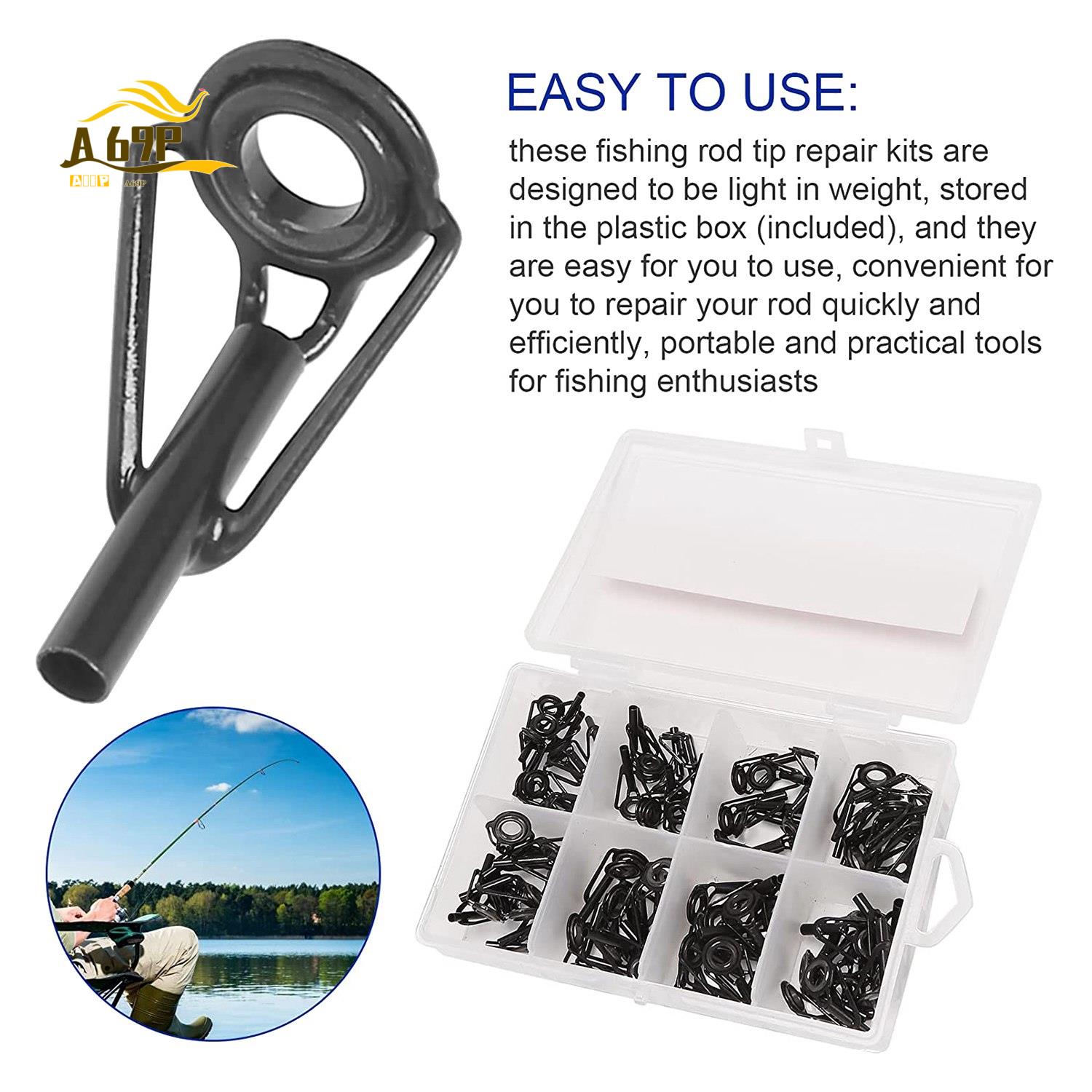 A69P-80 Pieces Fishing Rod Tip - огляд і ціна Fishing Rod Tip Replacement