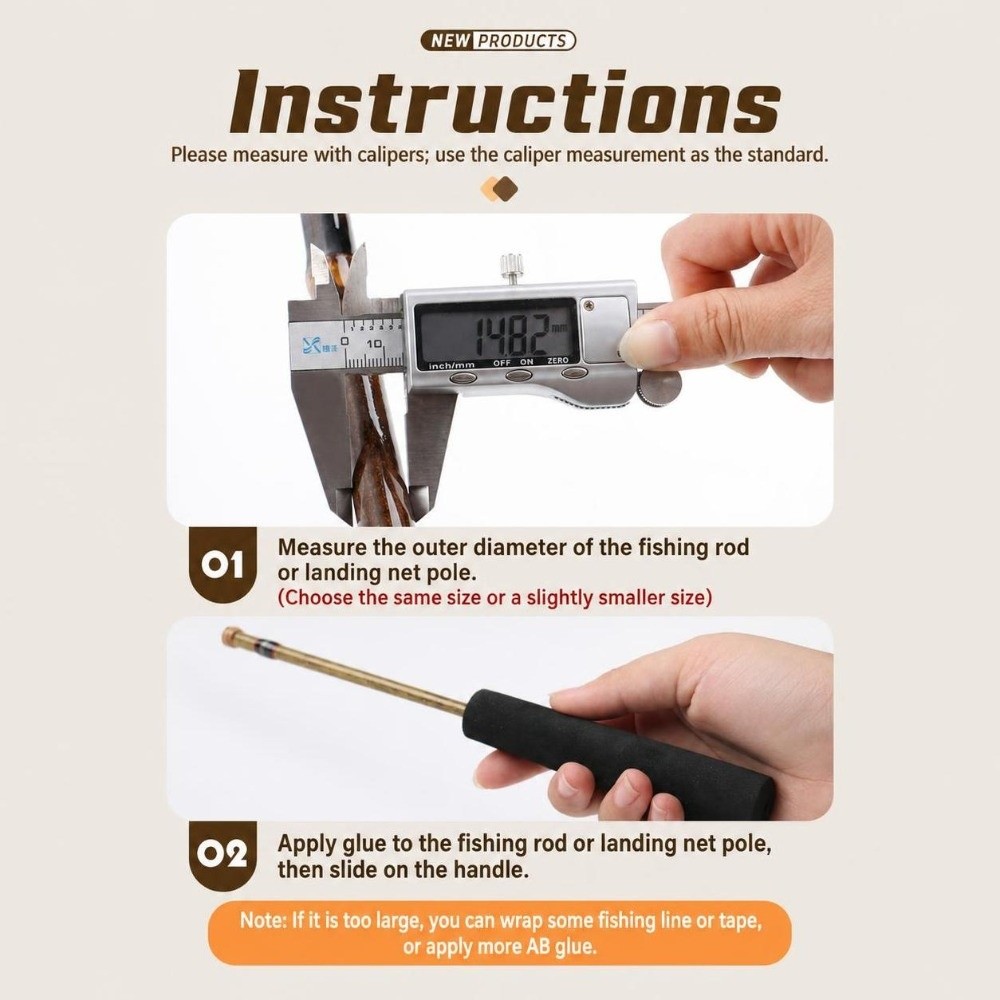 Portable EVA Fishing Rod Handl - огляд і ціна Fishing Rod Building Kit
