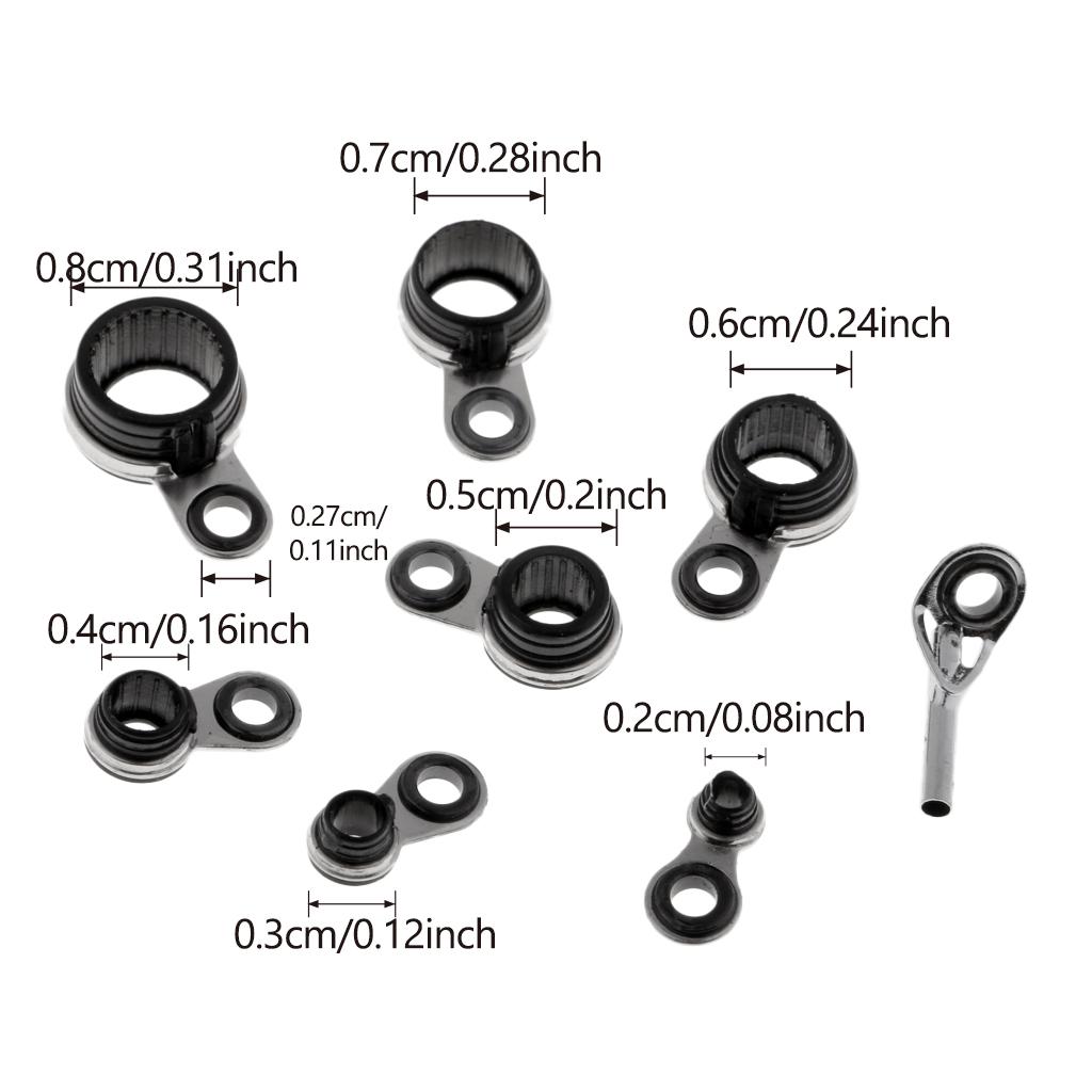 Fishing Rod Guide Ring Set Sil - огляд і ціна Fishing Rod Building Kit