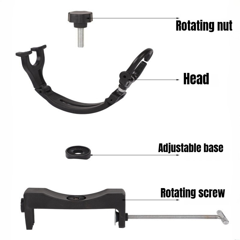 360° Rotating Adjustable Heavy - огляд і ціна Fishing Rod Boat